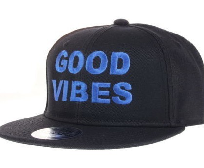 GOOD VIBES cerno-modra