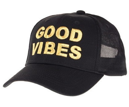 GOOD VIBES cerno-zlata