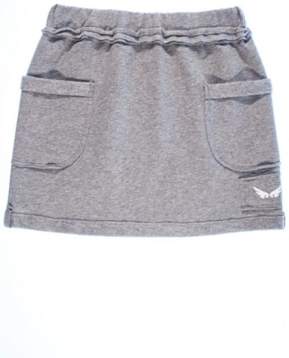 Zimná sukňa - sivá